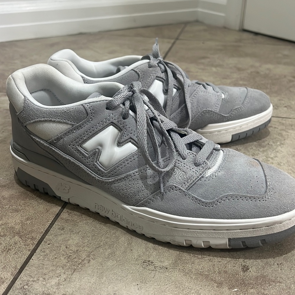 NEW BALANCE 550 GREY mens 9.5 excellent condition